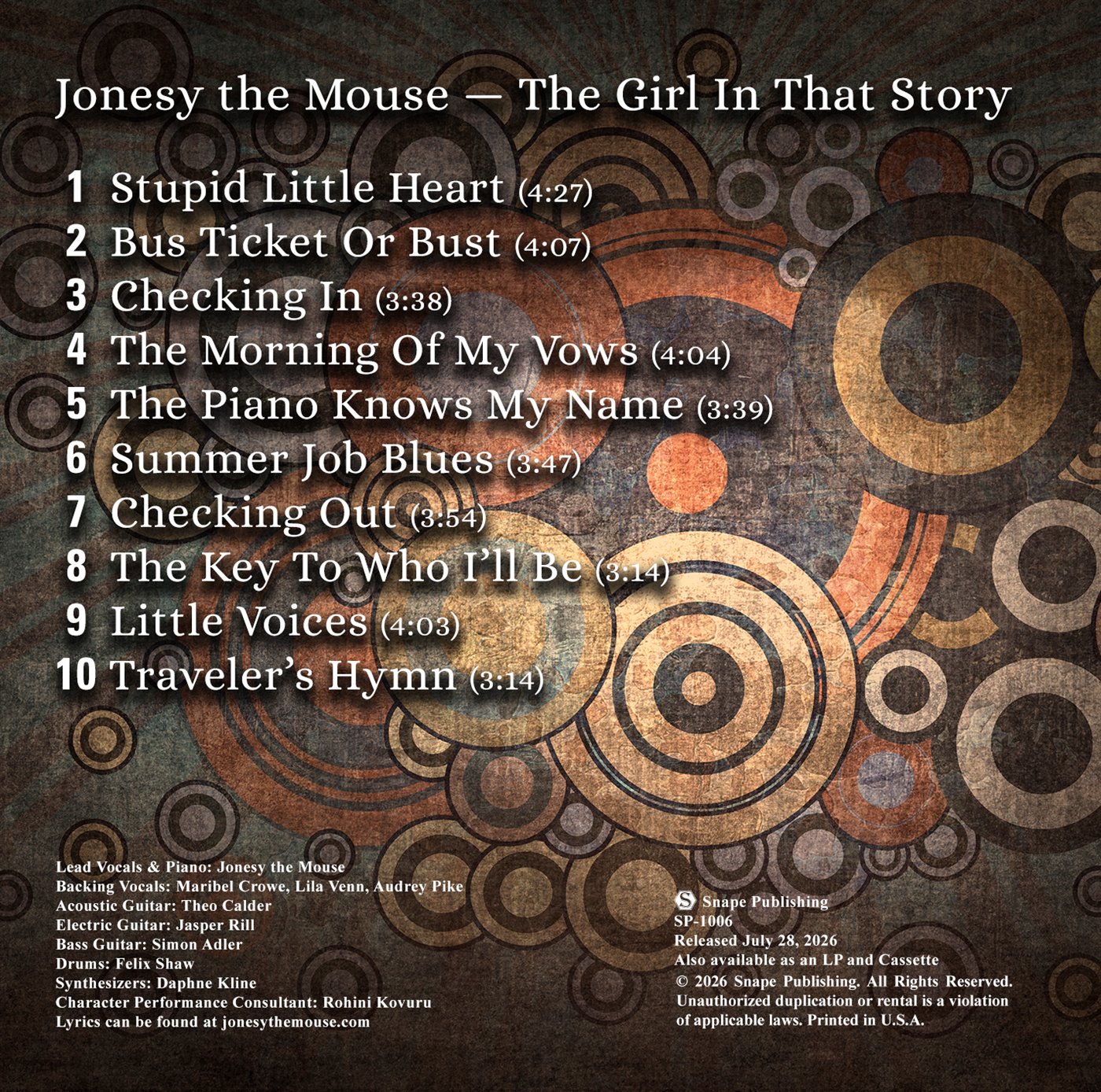 The Girl in That Story â€” back cover